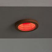 keramia szines spot lampa vilagitas mennyezeti lampa modern haloszoba gipszkarton egyedi piros barna narancssarga toscot olasz nappali.jpg